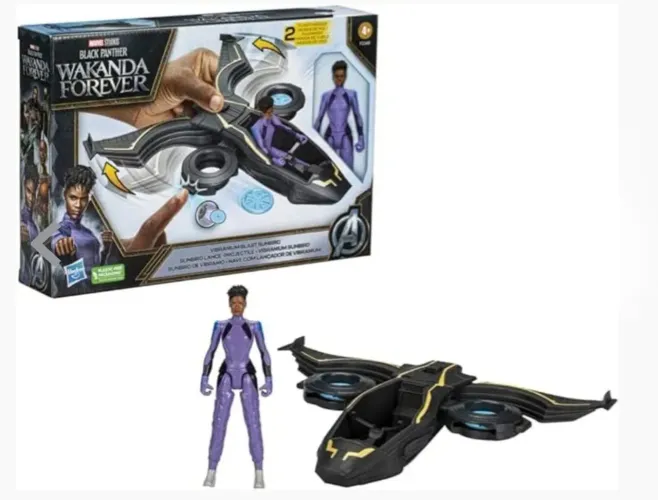 Nave - Pantera Negra Com Lancador de Vibranium HASBRO