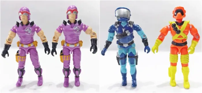 Lote 4 Figuras Gijoe Cobras Comandos Em Ação Usadas