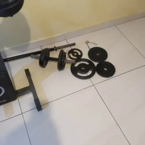 Vendo kit para musculação 