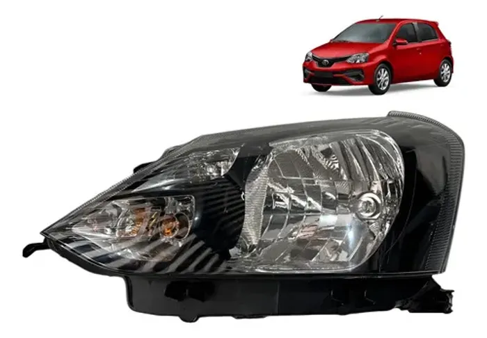 Farol Etios 2015 2016 2017 2018 2019 Fumê Esquerdo Original Esquerdo/motorista