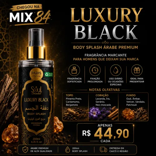 Body Splash Luxurt Black 200ML