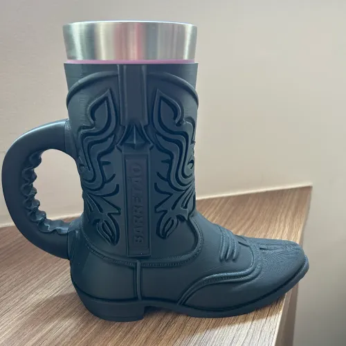 Bota porta lata porta copo barretos preta nova