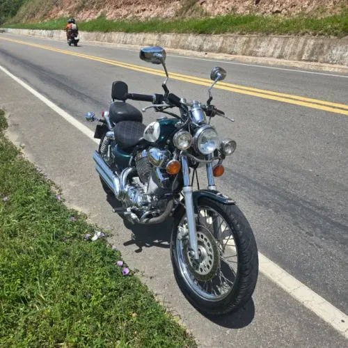 Yamaha Virago XV 535 - Relíquia Custom 2000 VERDE clássica