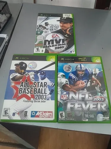 3 jogos xbox clássico original americano