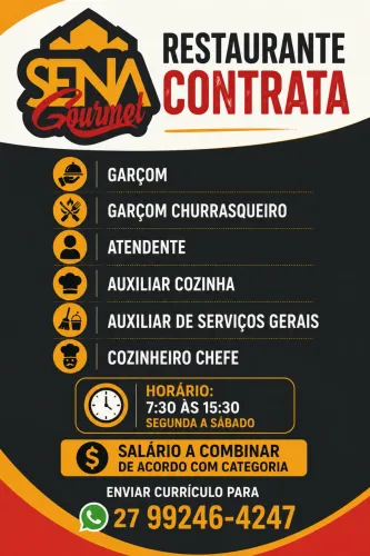Restaurante contrata
