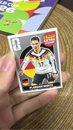Florian Writz Extra Sticker Prata Copa 2026 Panini Rara 