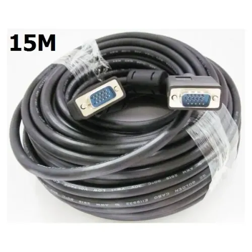 (Novo) Cabo Vga Vga de 15 Metros Monitor Tv PC Projetor LCD