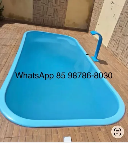 Piscina de fibra 6m x 2,40m promoção das mães 11mil *