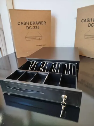 Caixa Gaveta para dinheiro de ferro nova na caixa a pronta entrega