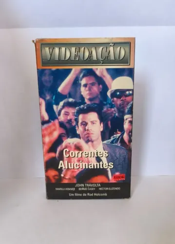 Fita VHS Filme Correntes Alucinantes (John Travolta) - Clássico!