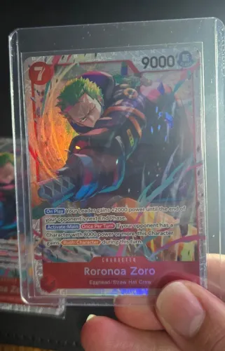 One Piece TCG Roronoa Zoro EB04-007 SR Alt Art Inglês NM
