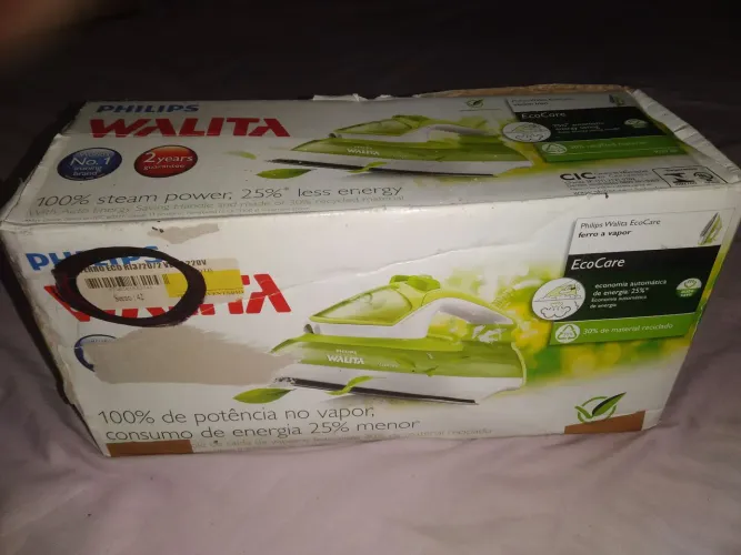 Ferro de passar à vapor - novo - Philips Walita 220v 2400w 