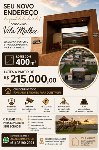 Lote Condomínio Vila Malbec