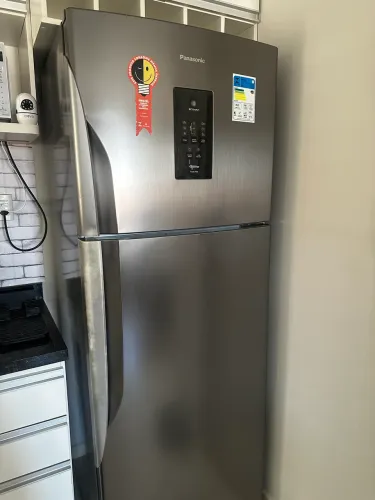 Geladeira Panasonic Inox 483L