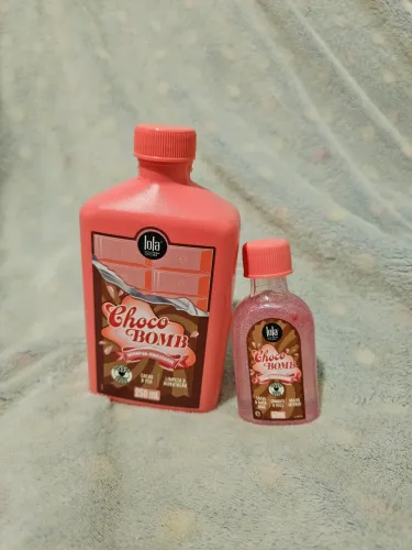 Lola Cosmetics Chocobomb Kit - Óleo + Shampoo para Todos os Tipos de Cabelos Kit