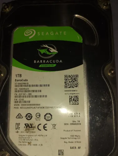 HD SEGATE BARRACUDA 1tb