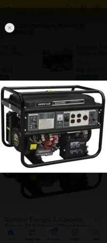 Gerador de energia a gasolina 5500 w