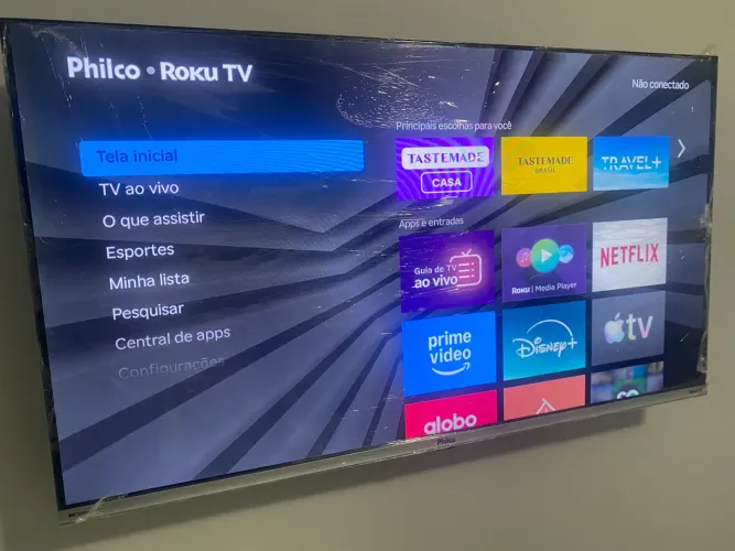 Tv led 43 polegadas Semp Roku entrega local