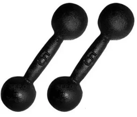 Halter 5kg em Ferro Fundido Pintado 