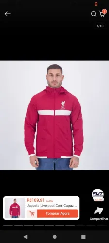 Blusa De Frio Liverpool Oficial