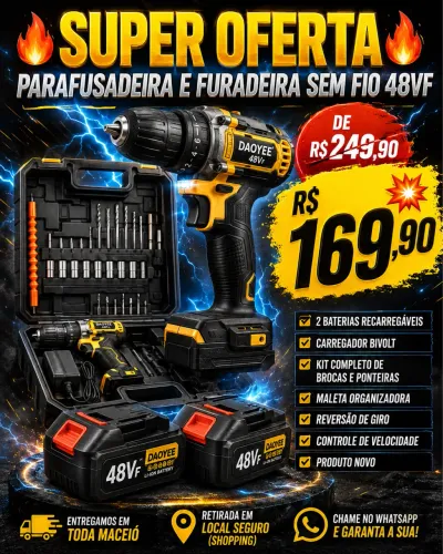 Furadeira e parafusadeira 