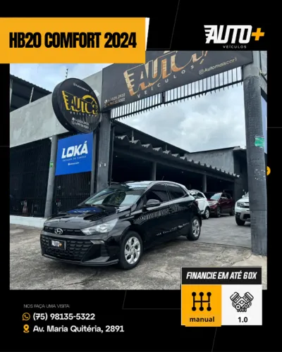 Hyundai HB20 Comfort 1.0 Flex 12V Mec. 2024