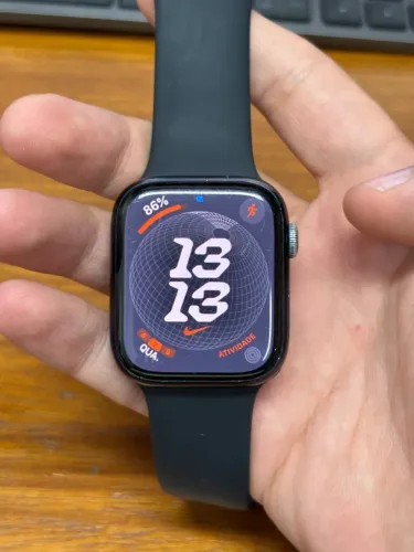 Apple Watch Series 9 GPS 45 mm + 2 pulseiras + carregador + caixa