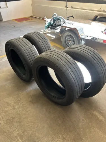 4 PNEU 255/55R19 MEIA VIDA