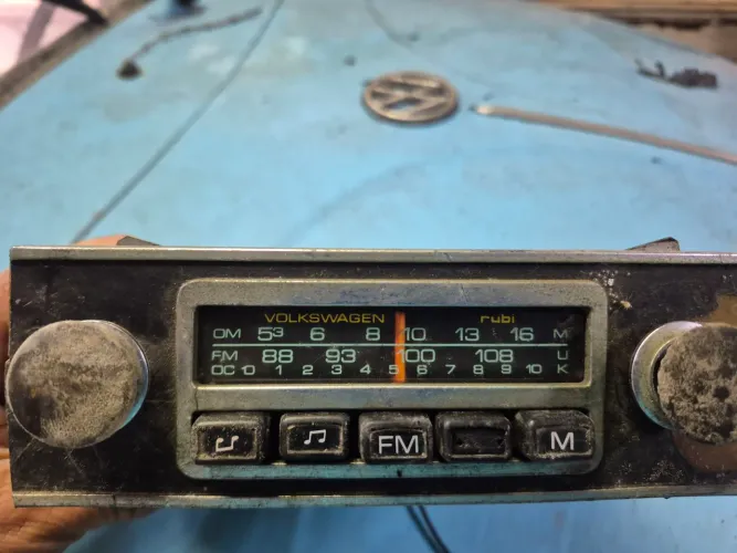Antigo radio original vw 1970