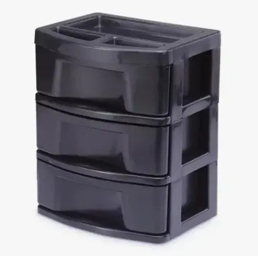 Organizador Mesa/Chão Agaplast Preto