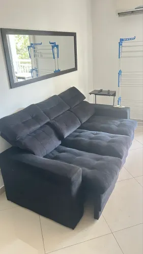 Sofá retrátil 3 lugares