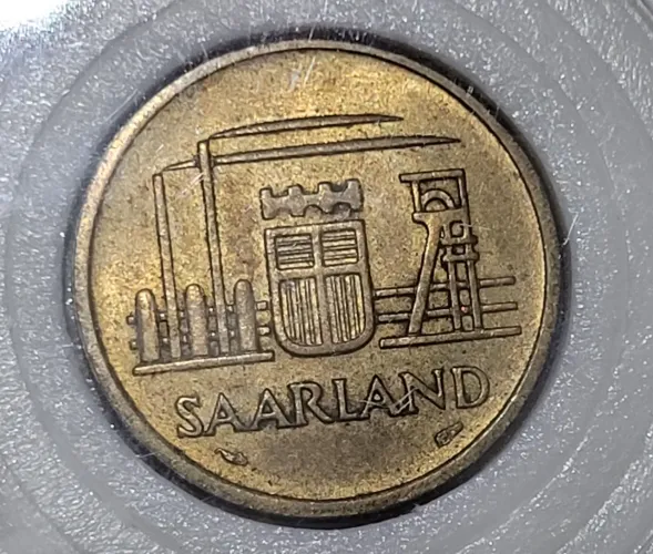 Moeda de País Extinto Saarland