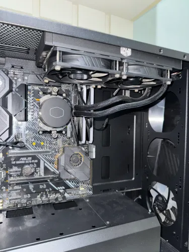 Pc gamer( processador+ placa mae+watter coller+ memoria ram 32gb+ gabinete)