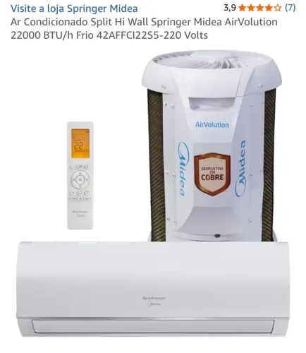 Ar Condicionado Springer Midea AirVolution 22.000 Btus