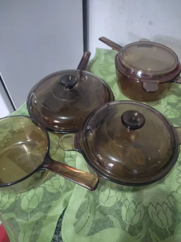 Jogo de panelas vision que vai ao fogo