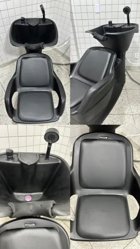 Lavatório Dompel + cadeira de cabeleireiro