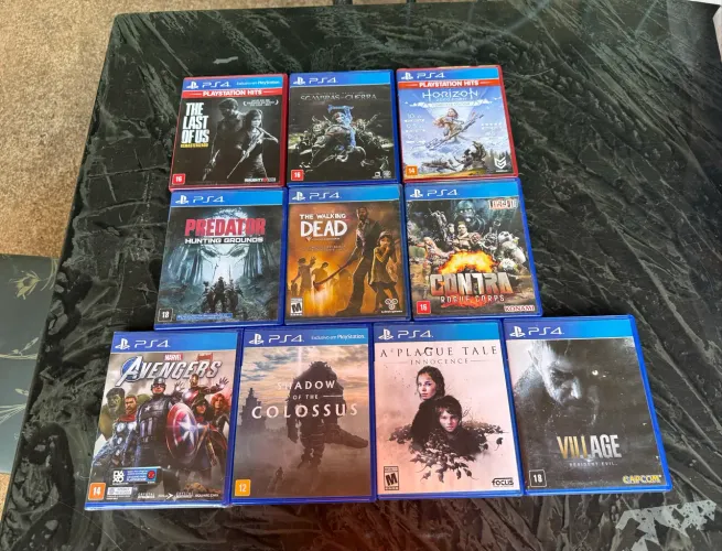 Lote jogos de ps4 preço revenda