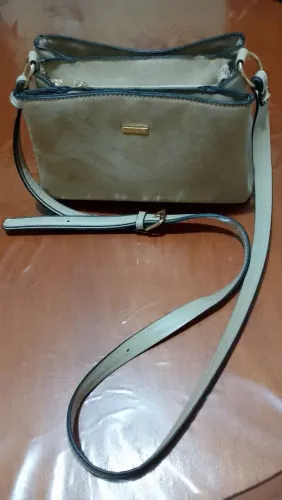 Bolsa satinato transversal média.