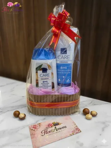 Kit Avon Care Loção Corporal e Creme para as Mãos 