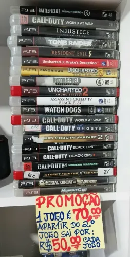 Jogos Ps3 na PROMOÇÃO aqui na LOJA FABGAMES 