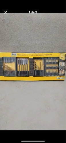 Conjunto de 71 peças de brocas/ pontas
