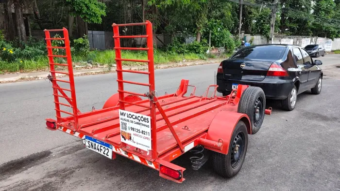 Aluguel de carretinhas para transporte de quadriciclos ou motos