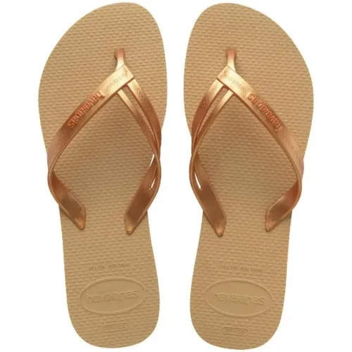 Chinelo Havaianas Elegance Feminino Dourado