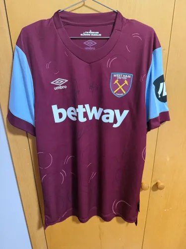 Camisa West Ham 23/24 Autografada