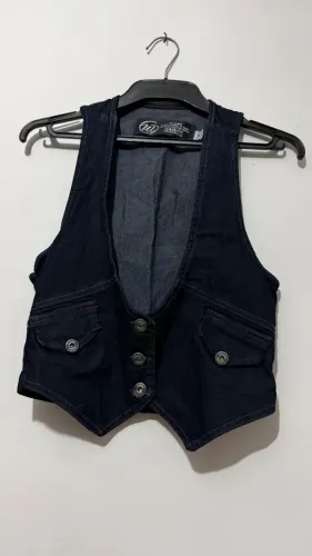 Colete Jeans feminino