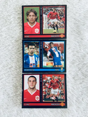 Kit de Figurinhas Show do Brasileirão 2007 Jogadores Europeus