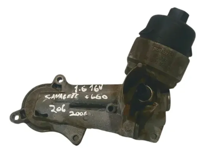 Suporte Filtro Oleo Motor Peugeot 206 1.6 16v 2008 C/sensor