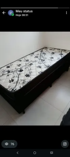 Cama box solteiro 2 meses uso