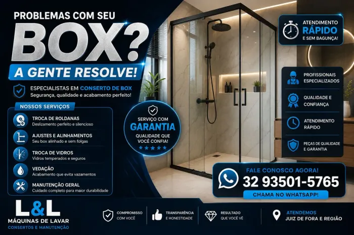Conserto e manutenção de box