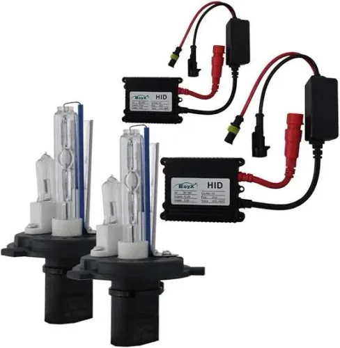Kit Bi Xenon Lâmpada H4 Branca e Amarela 
